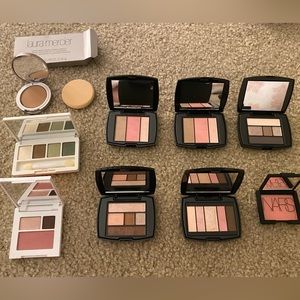 Lancôme (5), Clinique (2), Nars (1), Laura Mercicer (1) Eyeshadow palates, Blush
